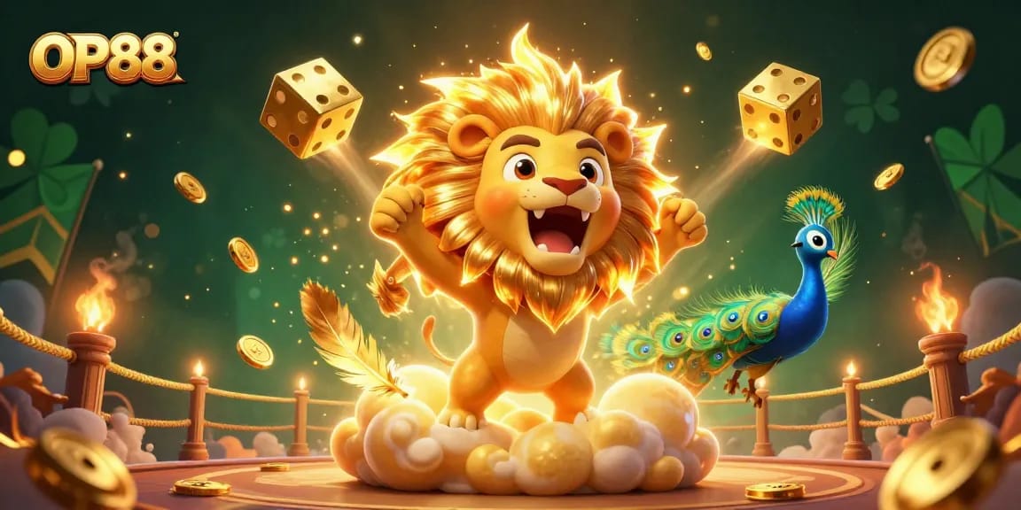 Experience the excitement of winning at OP88 with thrilling gaming elements and energetic characters.