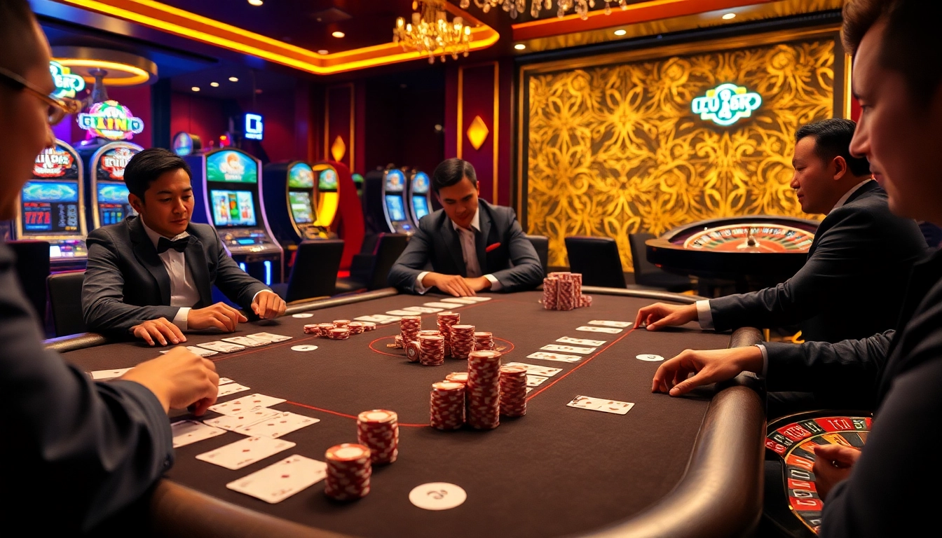 Experience the excitement at lu88bb.com with vibrant poker gameplay and high-stakes casino tables.
