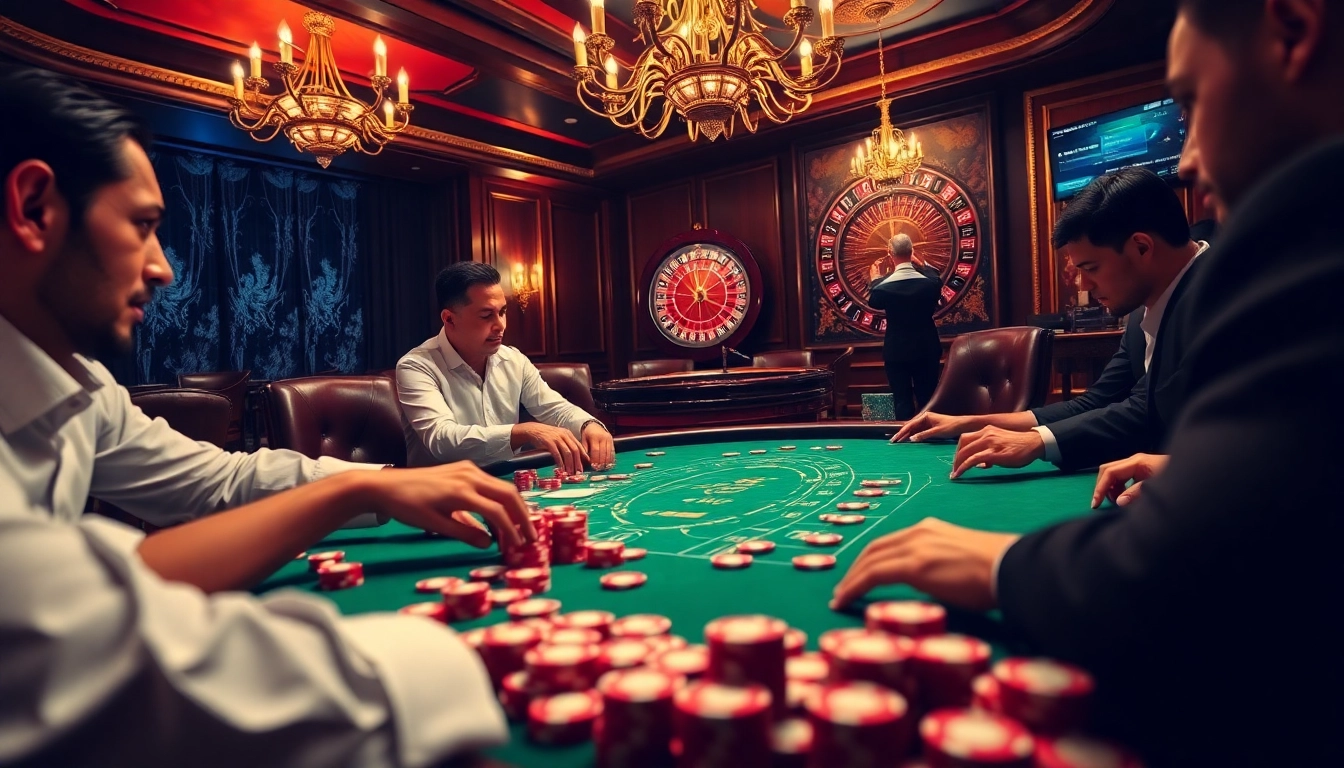 Experience the thrilling high-stakes poker action at https://cm88bet.us/ban-ca-cm88/ with vibrant chips and focused players.