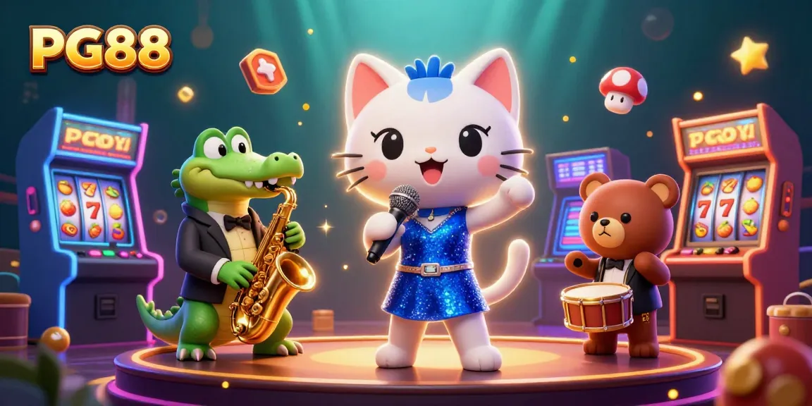 Experience the thrill at PG88 with vibrant casino games, lively characters, and dazzling visuals.