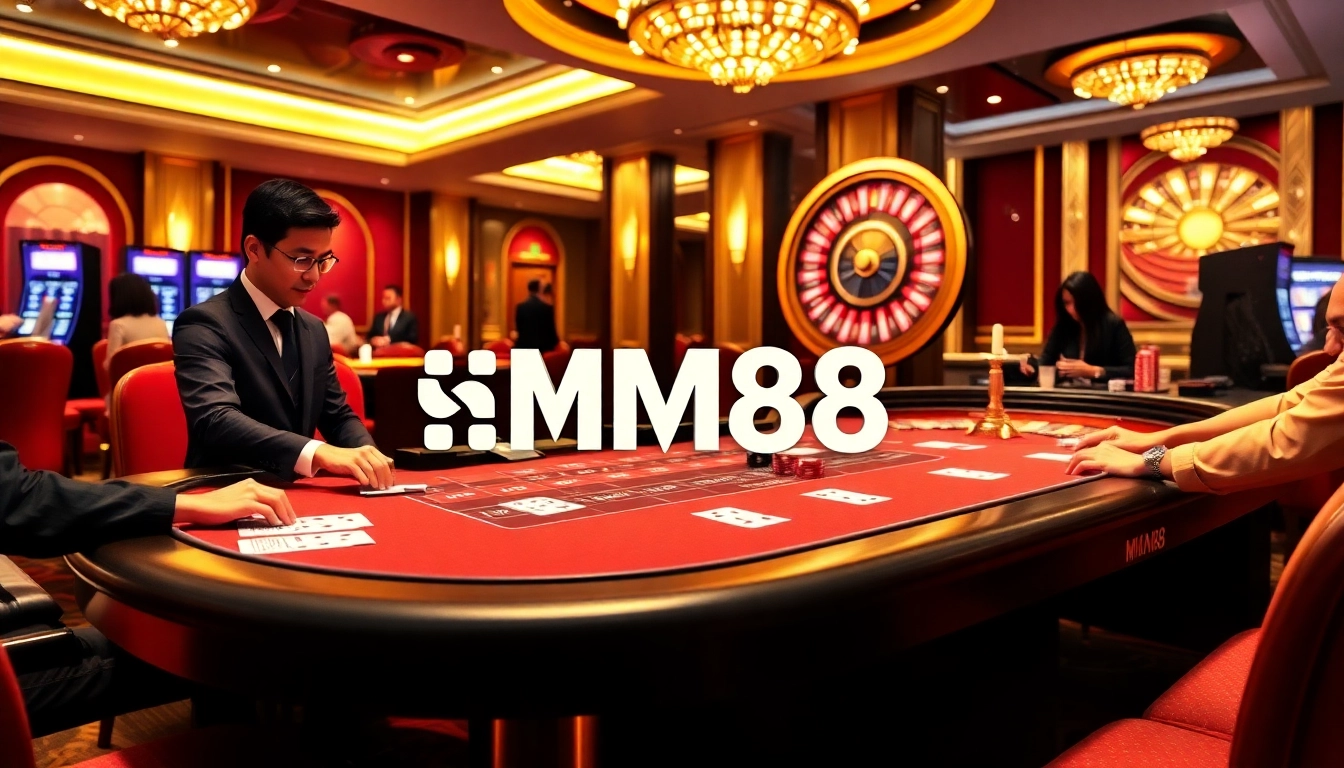 Experience thrilling gameplay at MM88 as players enjoy exciting table games and baccarat.