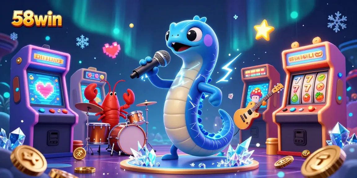 Engage with the magical underwater atmosphere at 58win featuring electric eel DJ, lobster drummer, and seahorse guitarist.