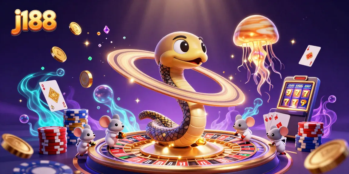 Spin the j188 roulette wheel in a captivating 3D casino scene filled with vibrant features and dynamic elements.